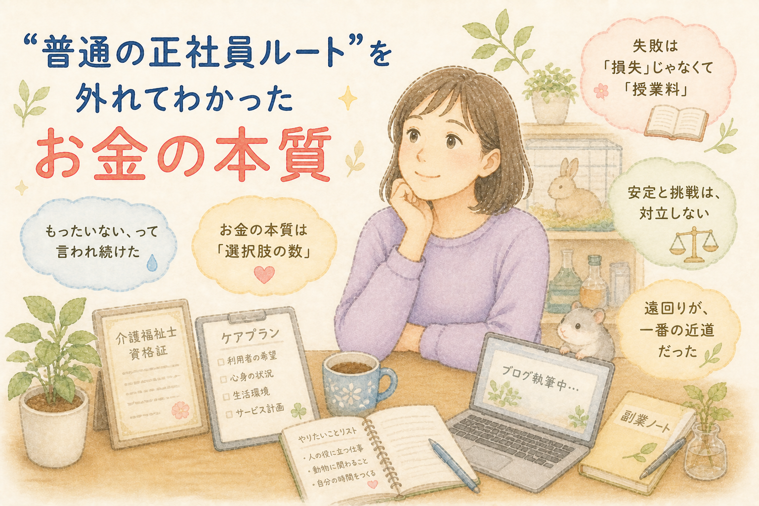 「普通の正社員ルート」を外れてわかったお金の本質