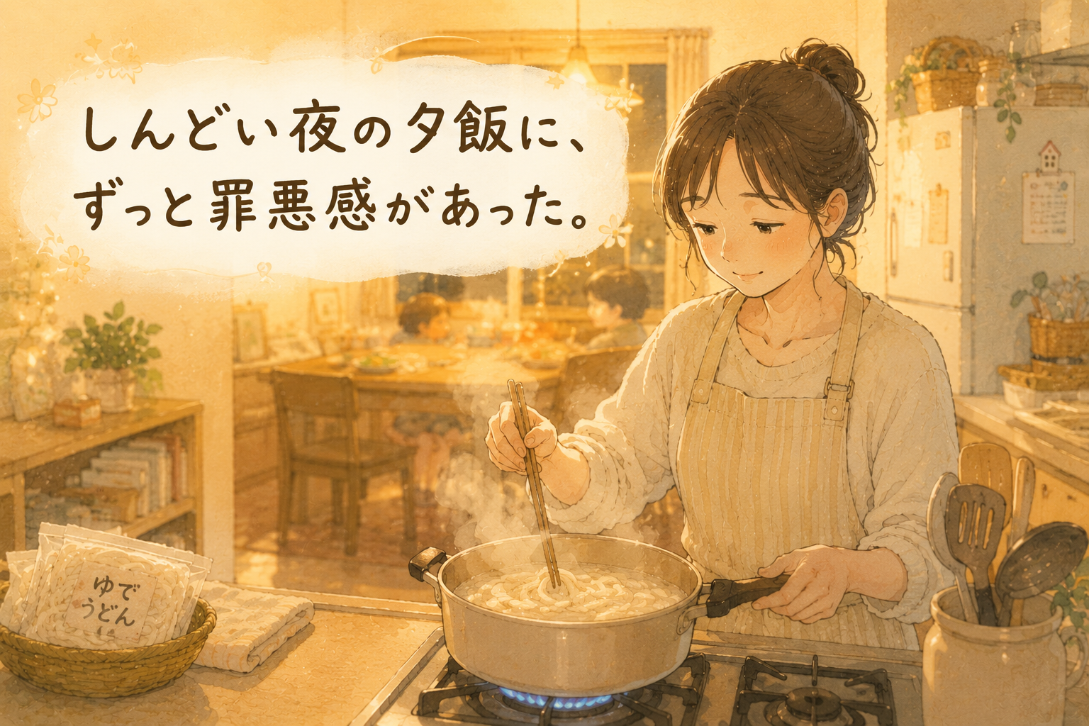 しんどい夜の夕飯に、ずっと罪悪感があった。