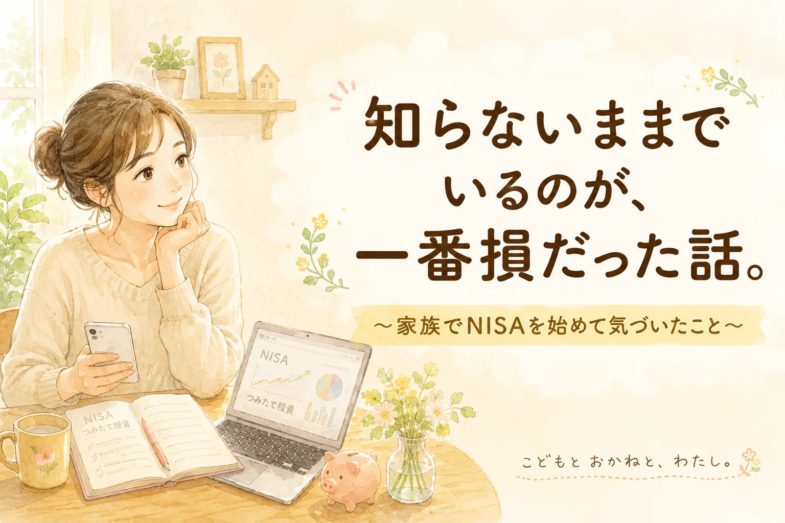 知らないままでいるのが一番損だったった？」子どもに伝えたい簿記的お金教育