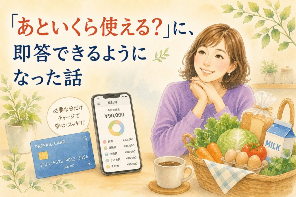 「あといくら使える？」に、即答できるようになった話