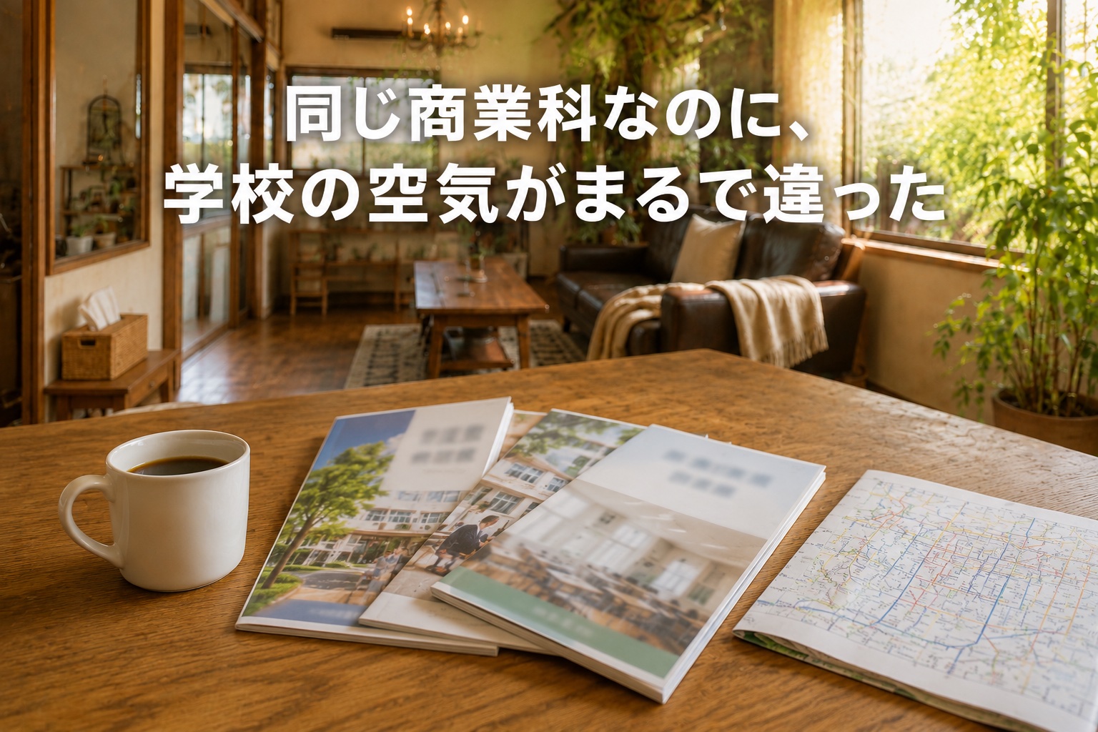 同じ商業科なのに、学校の空気がまるで違った